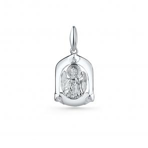 Серебряная подвеска GRIGORIEV с фианитом Г10-10-0064(с)-Ангел Хранитель фото